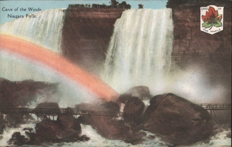 Cave of the Winds, Niagara Falls with Rainbow Canada