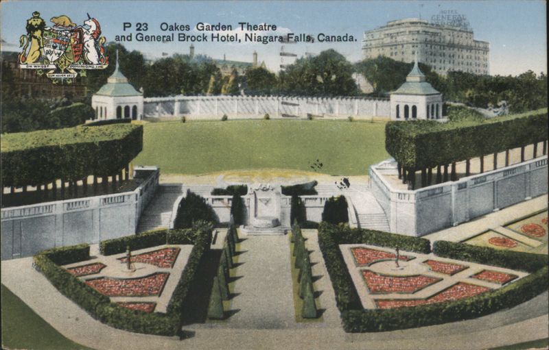 Oakes Garden Theatre & General Brock Hotel, Niagara Falls Canada