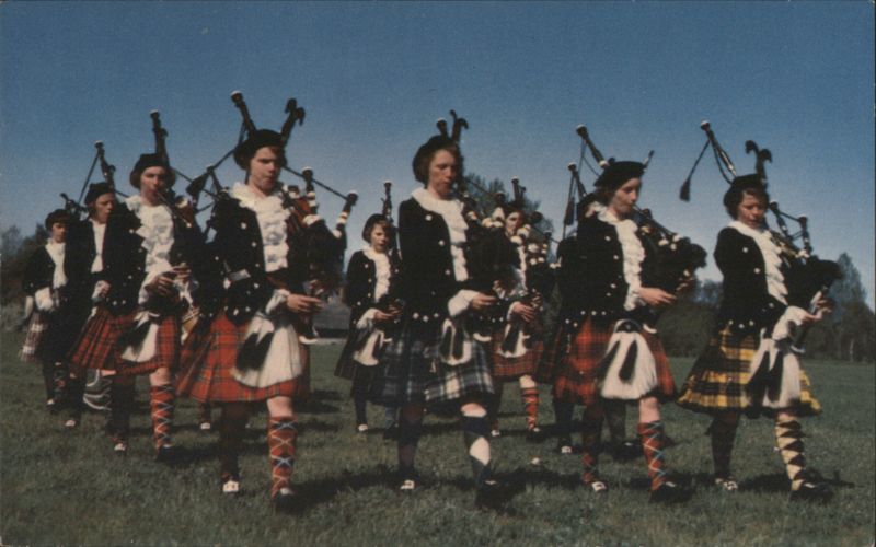 Girls' Highland Pipe Band, New Glasgow, NS Canada Nova Scotia
