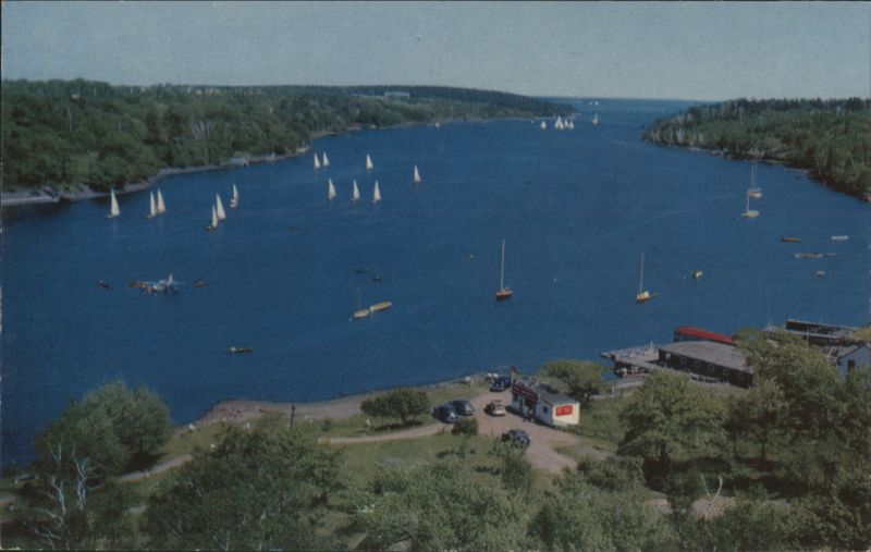 Northwest Arm, Halifax Harbor with Sailboats NS Canada