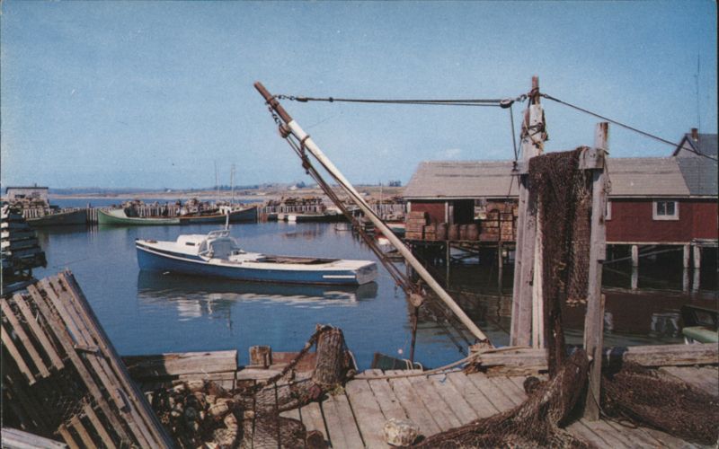 Fishing Scene, Yarmouth County, NS, Canada Nova Scotia