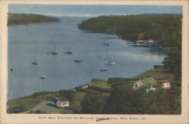North West Arm from the Memorial Tower Halifax NS Canada
