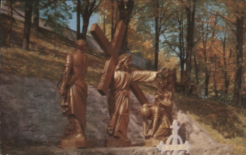 Way of the Cross 8th Station, Ste-Anne de Beaupré QC Canada