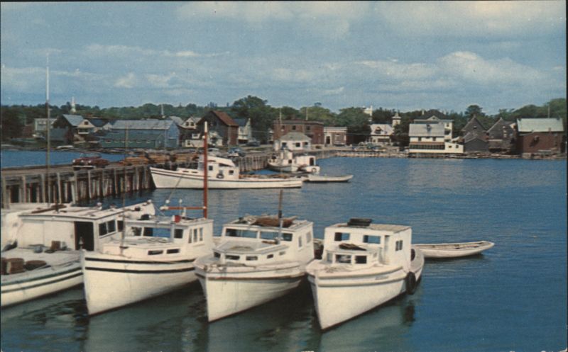 Fishing Boats in Harbour St. Andrew's NB Canada S.J. Hayward