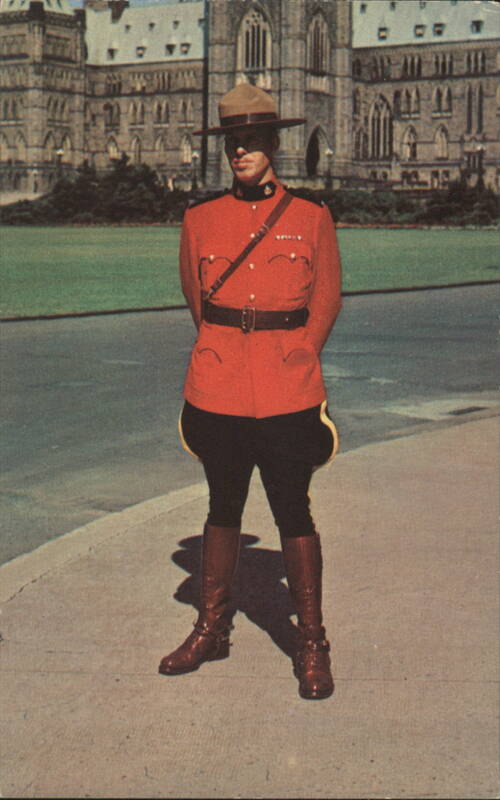 Royal Canadian Mounted Police Officer in Red Serge