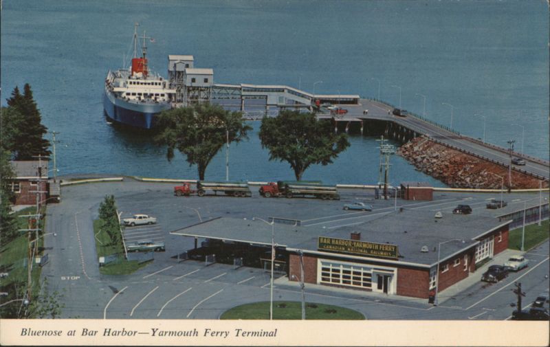 Bluenose at Bar Harbor—Yarmouth Ferry Terminal Maine