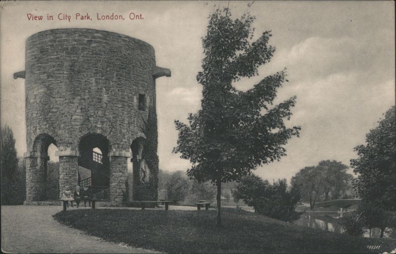 View in City Park, London, ON Canada Ontario