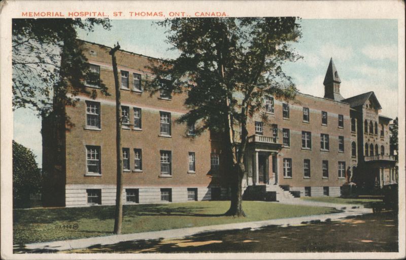 Memorial Hospital St. Thomas ON Canada Ontario