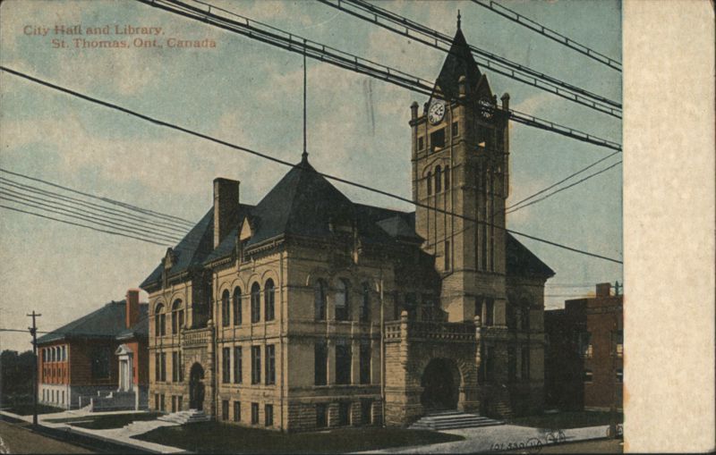 City Hall and Library, St. Thomas, ON Canada Ontario