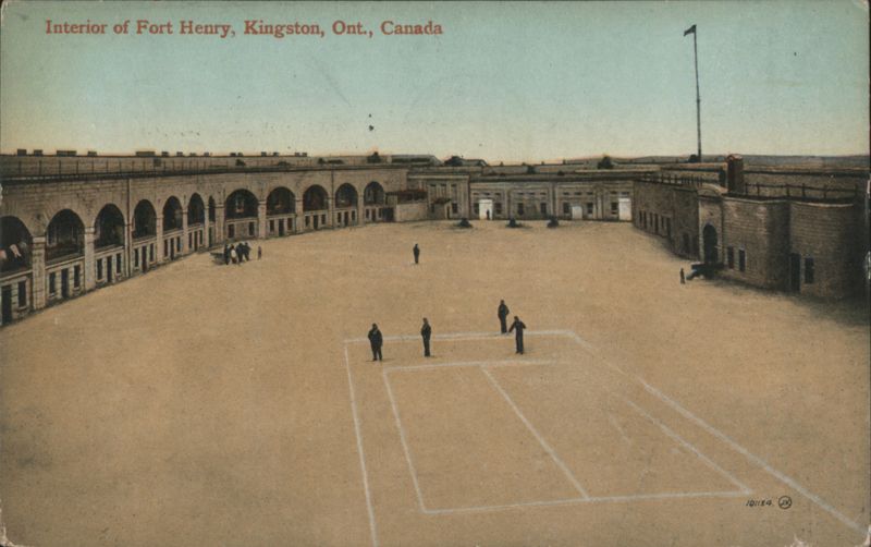 Fort Henry Interior, Tennis Court, Kingston Canada