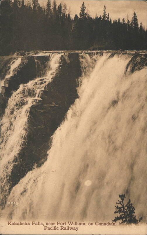 Kakabeka Falls, near Fort William, Canadian Pacific Railway ON Canada