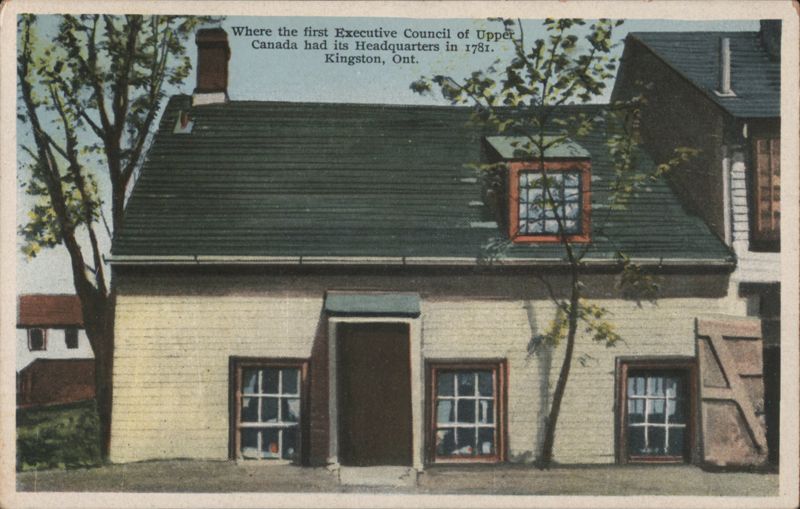 First Executive Council of Upper Canada Headquarters, 1781 Kingston