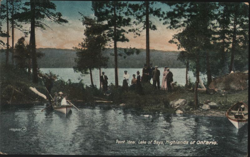 Point Ideal, Lake of Bays, Highlands of Ontario Canada