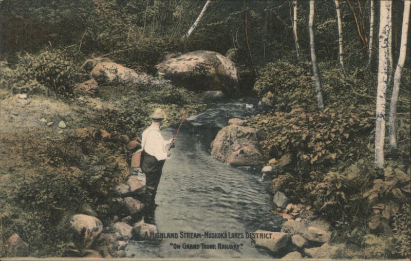 Highland Stream, Muskoka Lakes District, ON, Fishing Canada