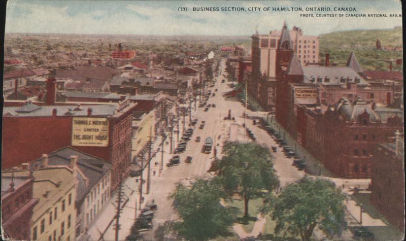 Business Section, Hamilton, ON Canada Canadian National Railway