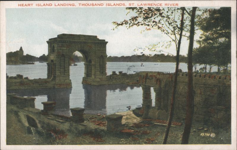 Heart Island Landing, Thousand Islands, St. Lawrence River New York