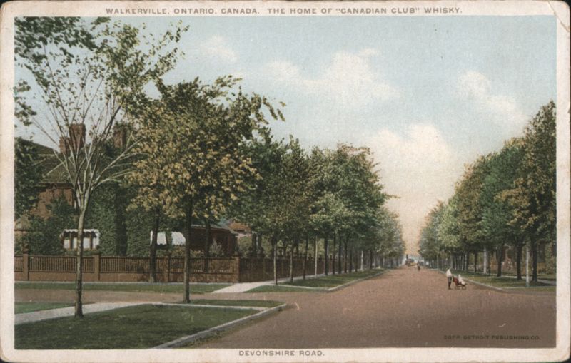 Devonshire Road, Walkerville, ON, Home of Canadian Club Whisky Canada