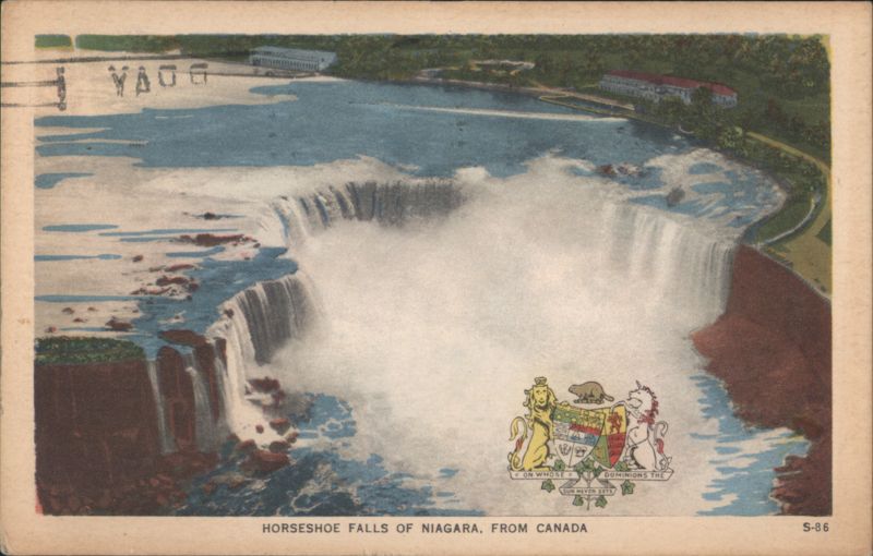 Horseshoe Falls of Niagara, from Canada Niagara Falls