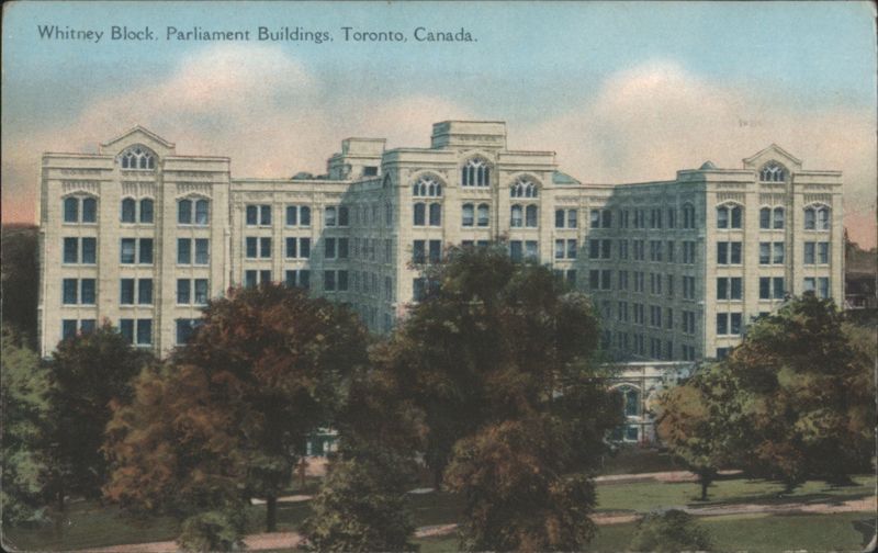 Whitney Block, Parliament Buildings, Toronto Canada