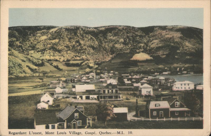 Mont Louis Village, Gaspé, Quebec, Valley View QC Canada
