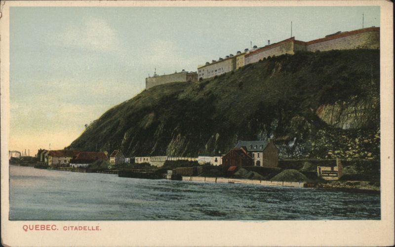 Quebec Citadelle & Lower Town Waterfront QC Canada