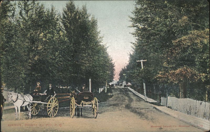 Avenue, Pointe au-Pic, PQ - Horse-drawn Carriages QC Canada