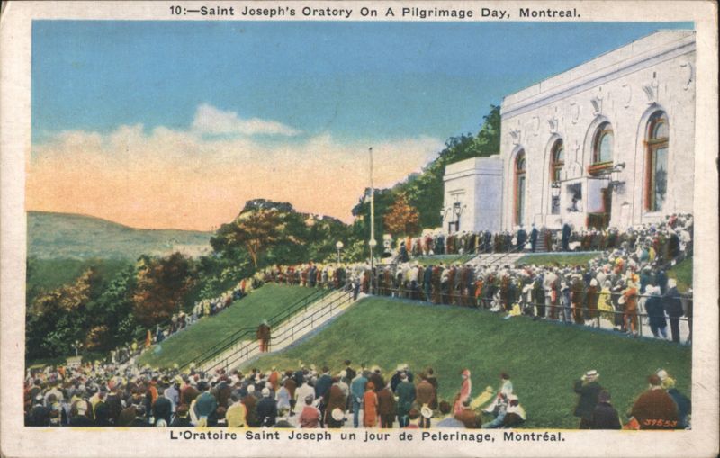 Saint Joseph's Oratory On A Pilgrimage Day, Montreal QC Canada