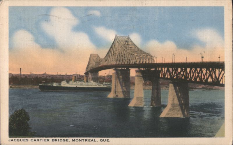 Jacques Cartier Bridge, Montreal, QUE. Canada Misc. Canada