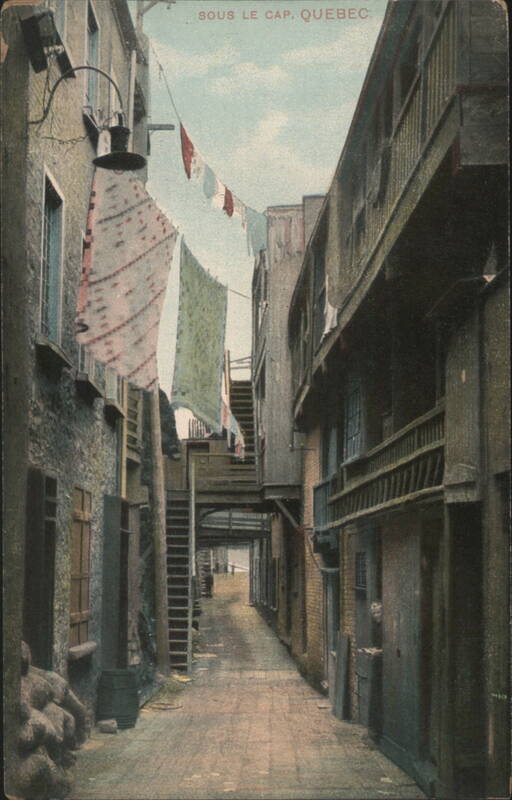 Sous le Cap Alleyway, Quebec City QC Canada