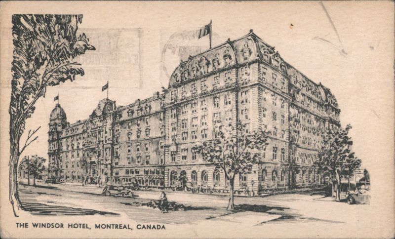 Windsor Hotel, Montreal, Canada QC Quebec