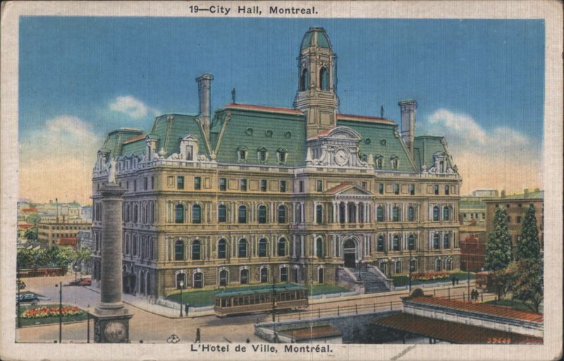 19-City Hall, Montreal QC Canada Quebec