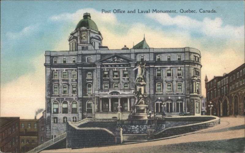 Post Office and Laval Monument, Quebec QC Canada