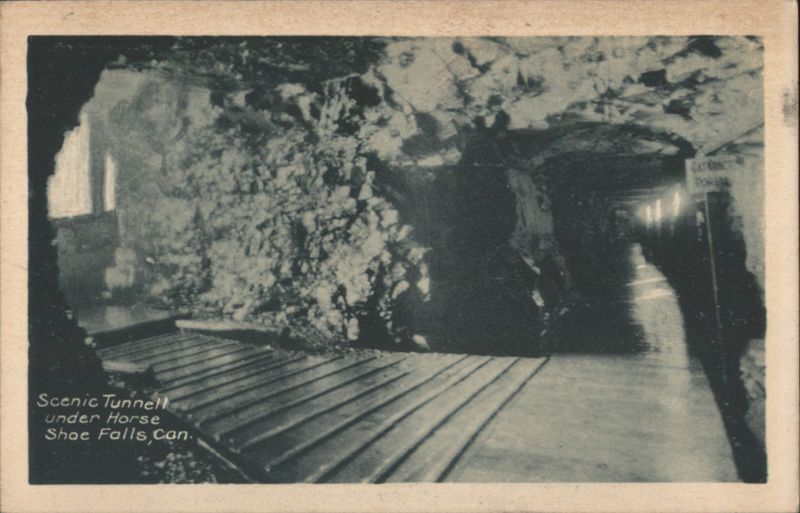 Scenic Tunnel under Horseshoe Falls, Niagara Falls ON Canada
