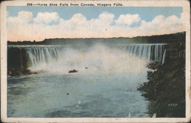Horse Shoe Falls from Canada, Niagara Falls Misc. Canada