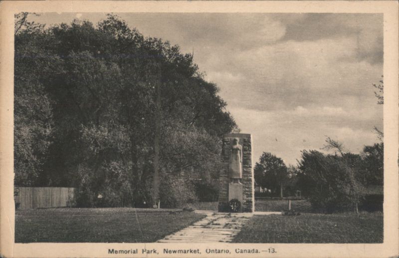 Memorial Park, Newmarket, ON Canada Ontario