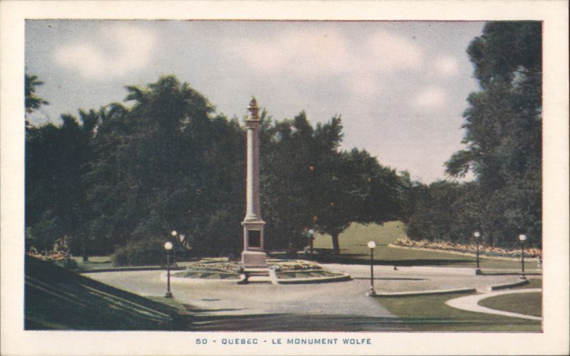 Le Monument Wolfe, Quebec QC Canada