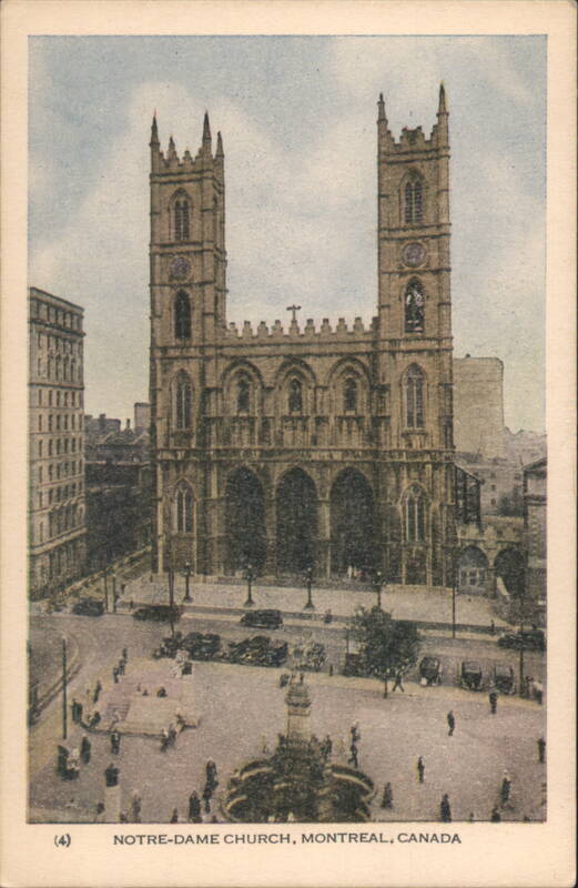 Notre-Dame Church, Montreal, Canada QC Quebec
