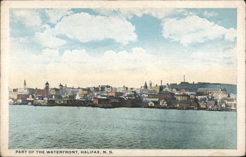 Halifax Waterfront, St. Mary's Cathedral, Custom House NS Canada