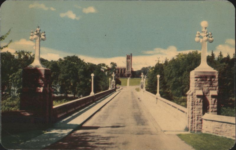 Entrance to University of Western Ontario, London, ON Canada