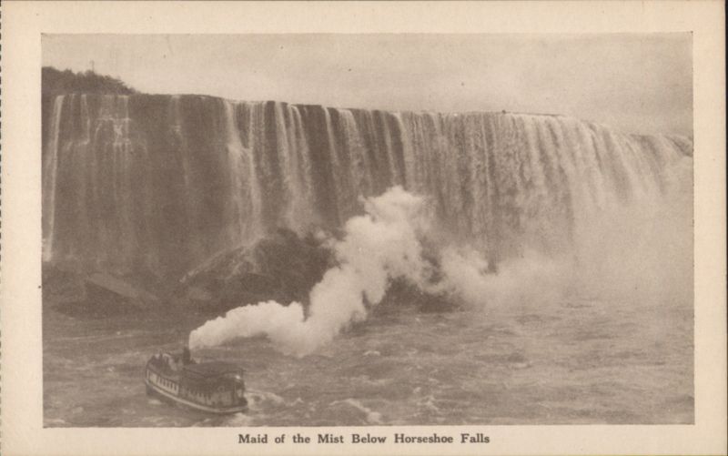 Maid of the Mist Below Horseshoe Falls Niagara Falls ON Canada
