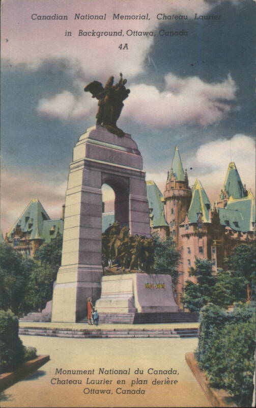 Canadian National Memorial, Chateau Laurier, Ottawa, ON, Canada