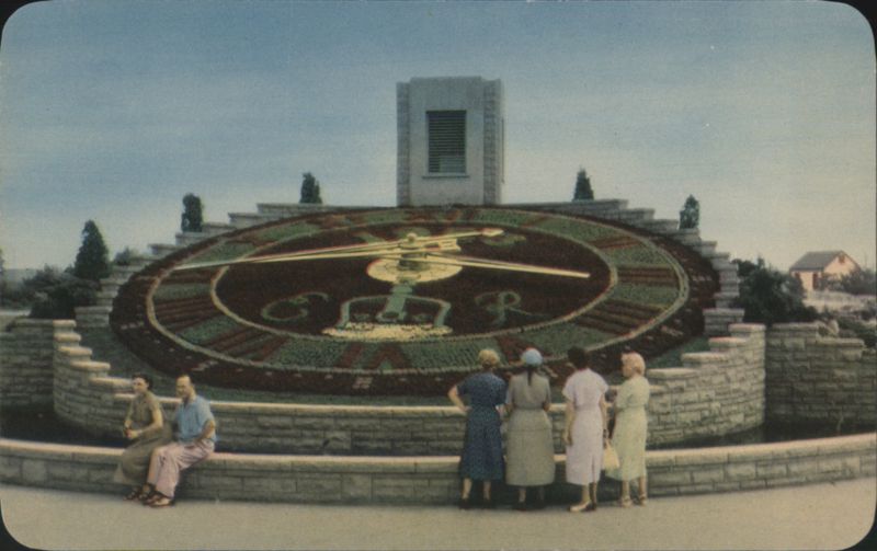 Hydro Electric Flower Clock, Niagara Falls, ON Canada