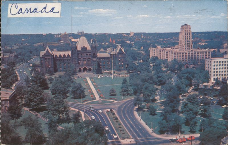 Provincial Parliament Buildings, Queen's Park, Toronto Canada