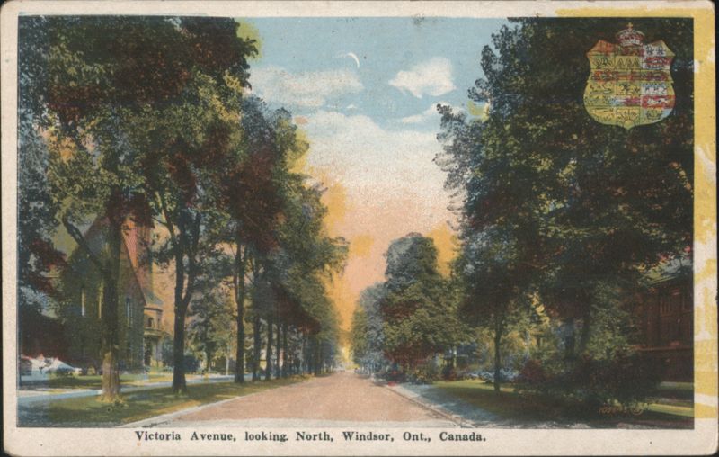 Victoria Avenue, looking North, Windsor, Canada ON