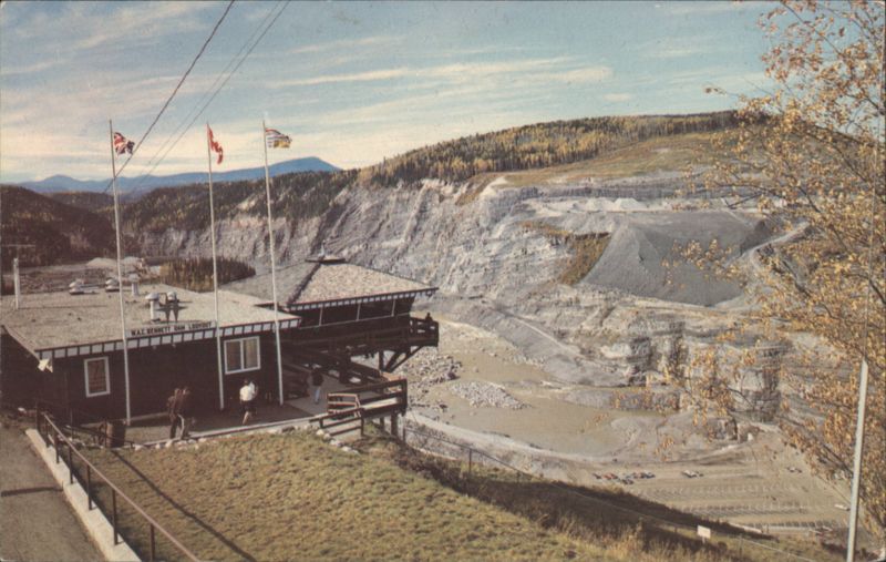 W. A. C. Bennett Dam Lookout, B.C. Hydro Power Complex Hudson's Hope BC Canada