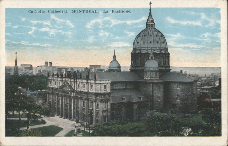 Catholic Cathedral, Montreal. La Basilique. QC Canada