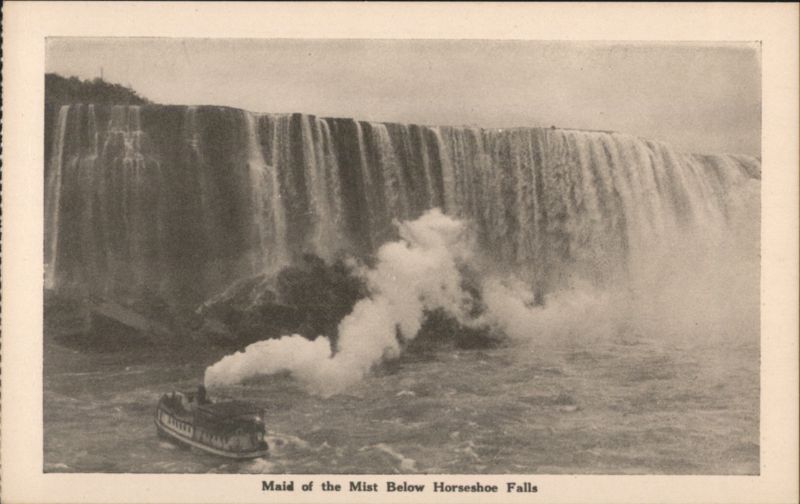 Maid of the Mist Below Horseshoe Falls Niagara Falls ON Canada