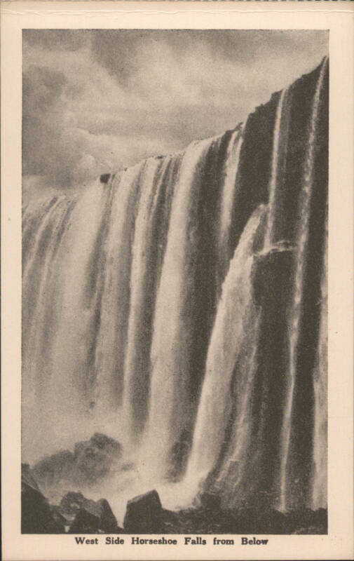 West Side Horseshoe Falls from Below Niagara Falls ON Canada