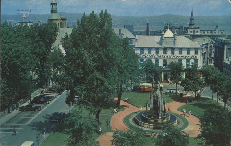 Place d'Armes, Hotel Chateau Normandie, Quebec QC Canada