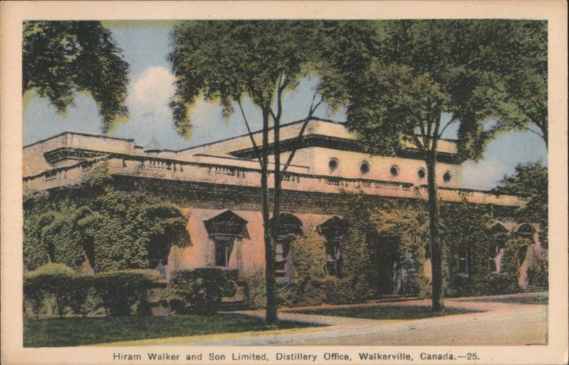 Hiram Walker & Son Distillery Office Walkerville Canada